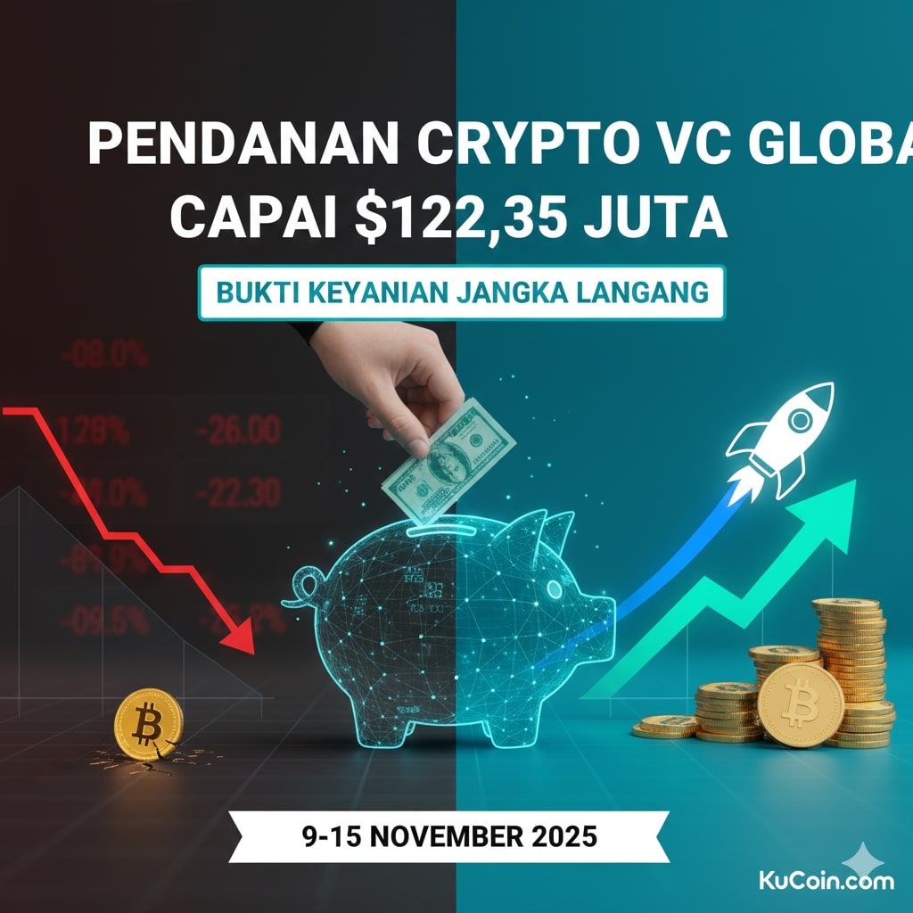 Pendanaan Crypto VC Global Capai $122,35 Juta (9-15 November 2025): Bukti Keyakinan Jangka Panjang di Tengah Koreksi Pasar