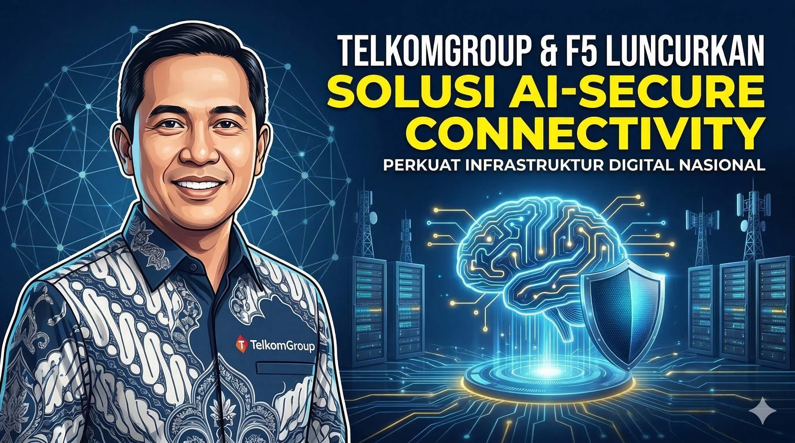 Perkuat Kedaulatan Digital, TelkomGroup dan F5 Resmi Luncurkan Solusi AI-Secure Connectivity