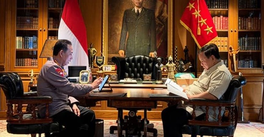 Presiden Prabowo Panggil Kapolri ke Hambalang, Bahas Keamanan Nasional dan Transformasi Polri